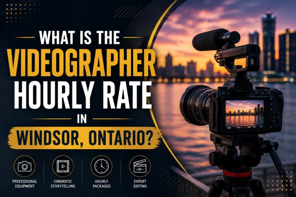 What is the Videographer Hourly Rate in Windsor, Ontario?