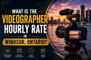 What is the Videographer Hourly Rate in Windsor, Ontario?