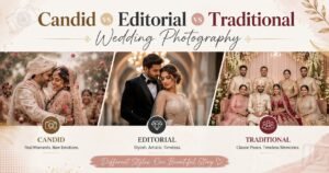 Candid vs Editorial vs Traditional Wedding Photography