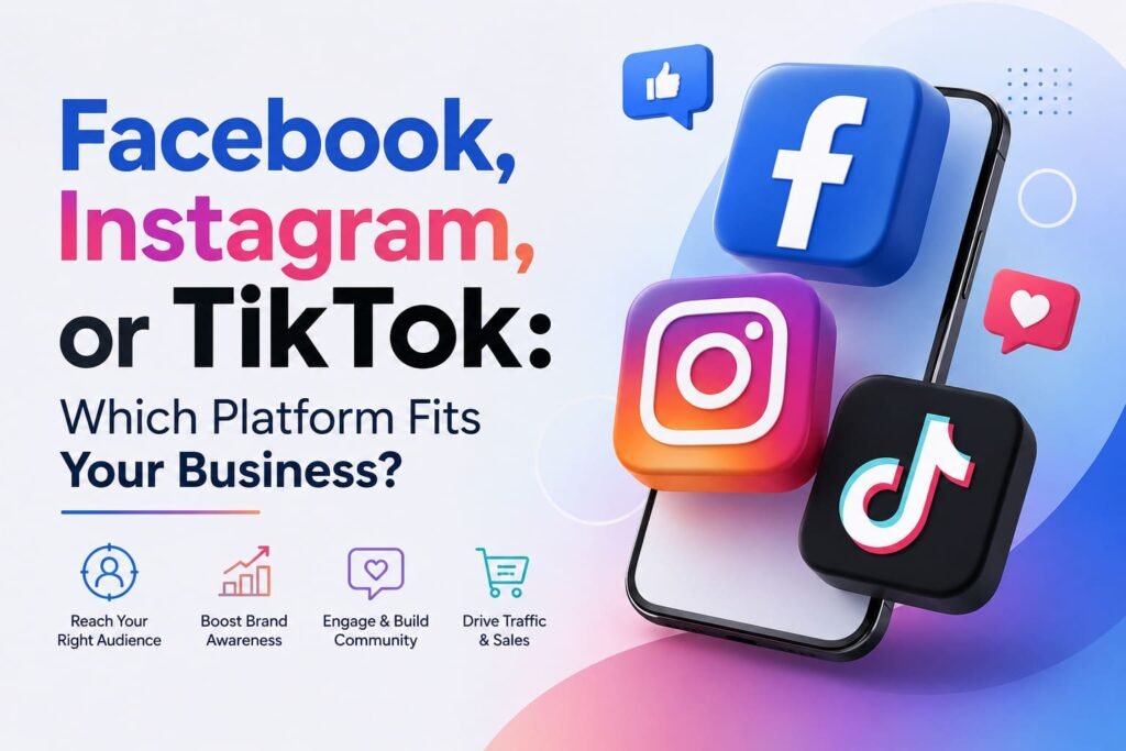 Facebook, Instagram, or TikTok: Which Platform Fits Your Business?