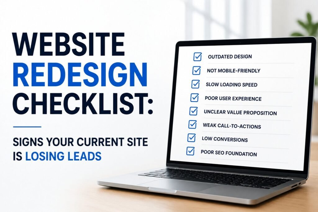 Website Redesign Checklist Signs Your Current Site Is Losing Leads
