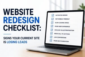 Website Redesign Checklist Signs Your Current Site Is Losing Leads